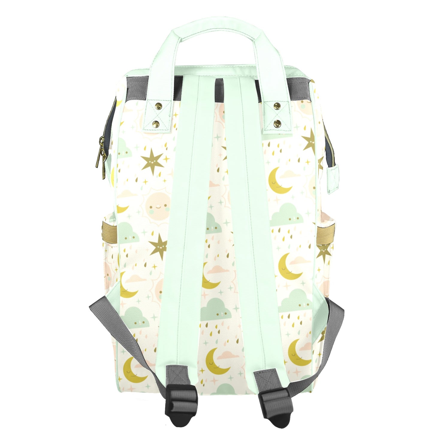 Sun And Moon Customizable Diaper Bag