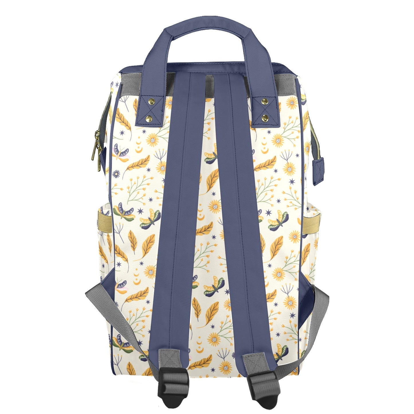 Moths To Flame Customizable Diaper Bag