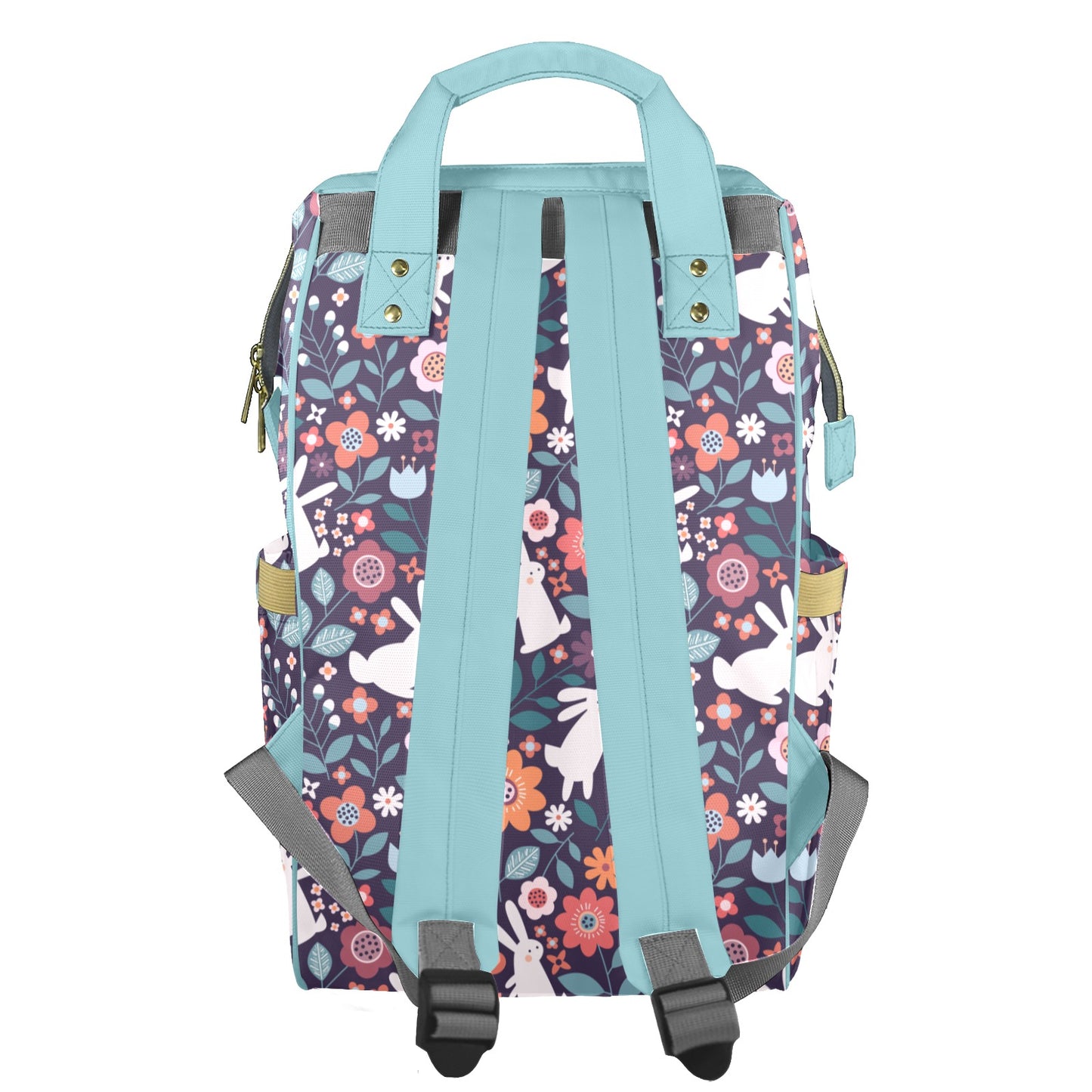 Bunny Blooms Customizable Diaper Bag