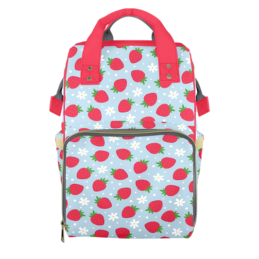 Strawberry Fields Customizable Diaper Bag