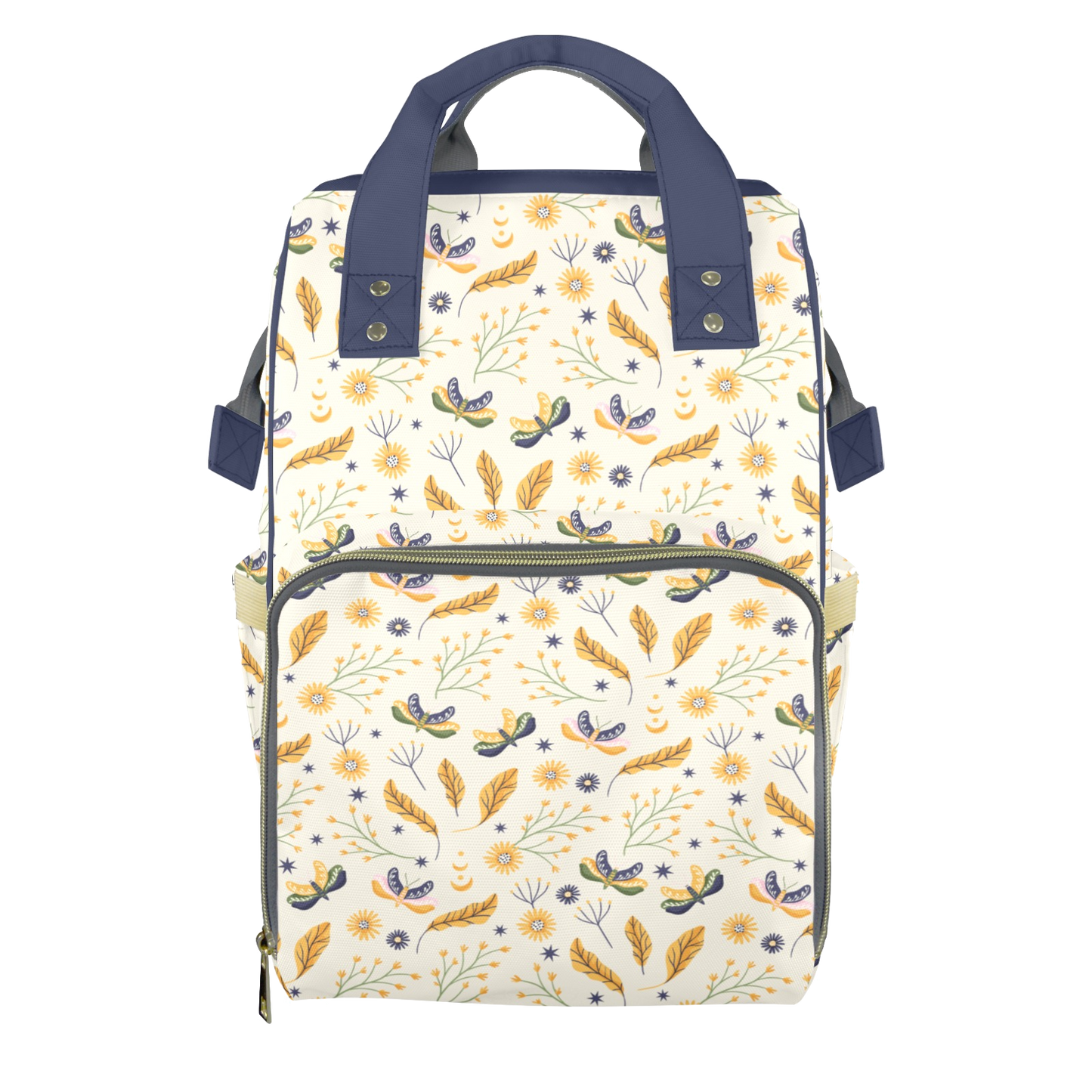 Moths To Flame Customizable Diaper Bag