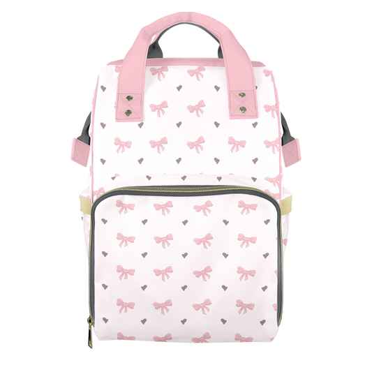 Coquette Bows Customizable Diaper Bag