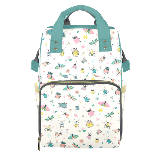 Colorful Crawlies Customizable Diaper Bag